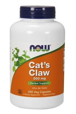 Cat's Claw 500mg by Now Foods  -  250 Capsule