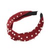 Unique Bargains Women's Velvet Pearl Knot Hairband 1 Pc - 4 of 4