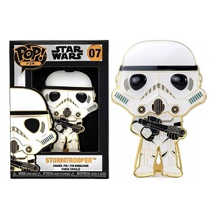 Funko Star Wars Funko POP Pin Large Enamel Pin | Stormtrooper - 1 of 4