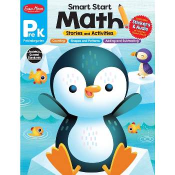 Smart Start: Math Stories and Activities, Prek Workbook - by  Evan-Moor Educational Publishers (Paperback)