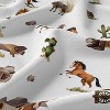 Sweet Jojo Designs Boy Queen Sheet Set Country Western Taupe Brown and Cream 4pc - 4 of 4