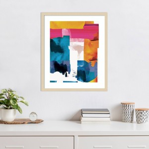 Amanti Art Rainbow Stroke II by Aoibhne Hogan Wood Framed Wall Art Print - 1 of 4