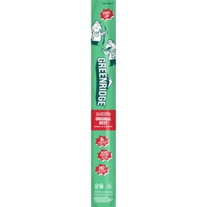 Greenridge Original Beef Single Meat Stick - 9g Protein - 1oz : Target