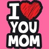 Women's Design By Humans I Love You Mom Heart By solon2020 Racerback Tank Top - 2 of 2