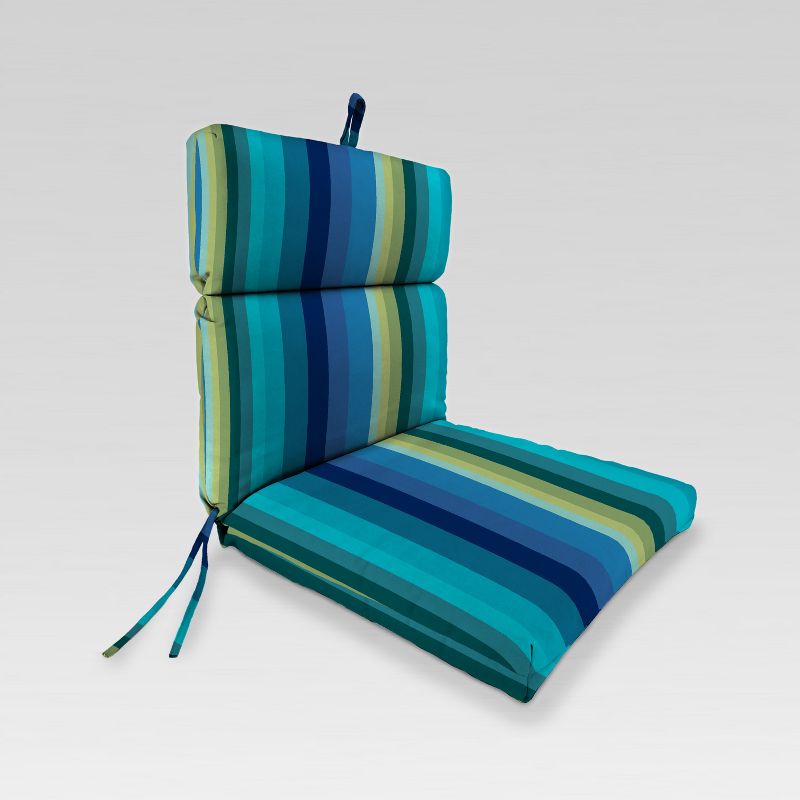Outdoor French Edge Dining Chair Cushion - Jordan Manufacturing, 1 of 4