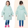 Catalonia Blanket Hoodie Sweatshirt for Kid, Fleece Snuggy Soft Wearable Blanket Pullover 4-12 Years Boy Girl Cozy Warm Gift - 2 of 4