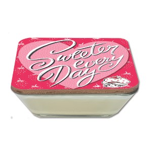Courtside Market Strawberry Shortcake 20 oz Sweeter Every Day  Candy Dish Candle - 1 of 4