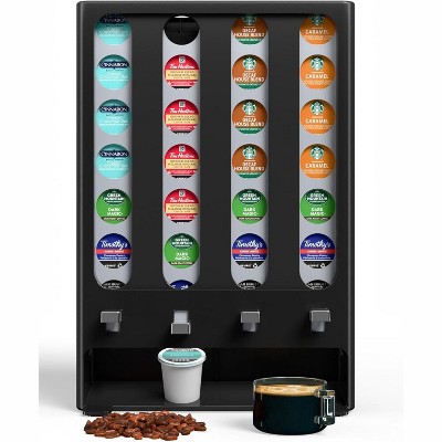 Vending-Style K-Cup Coffee Holder, 28-Capacity Creative Coffee Pod Storage Stand
