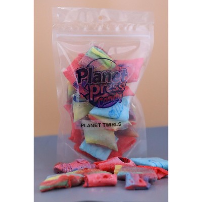 Planet Xpress Planet Twirls – Freeze-Dried Fruity Candy Twists – Sweet, Crunchy, and Colorful Space-Themed Snack