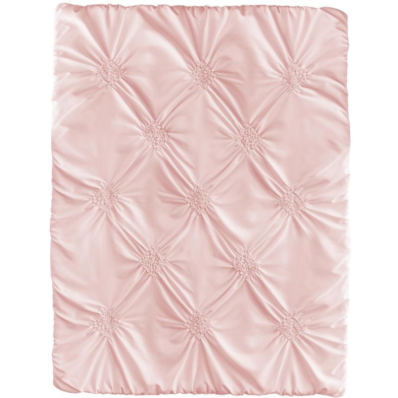 Sweet Jojo Designs Girl Baby Crib Bedding Set - Harper Blush Pink 4pc, 4 of 8