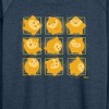 Women's - Disney - The Many Faces Of Star Lightweight French Terry Wide Neck Long Sleeve Shirt - 2 of 4