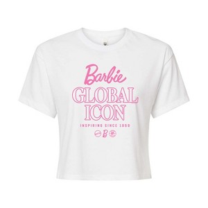 Women's - Barbie - Global Icon Cropped Graphic T-Shirt - 1 of 4