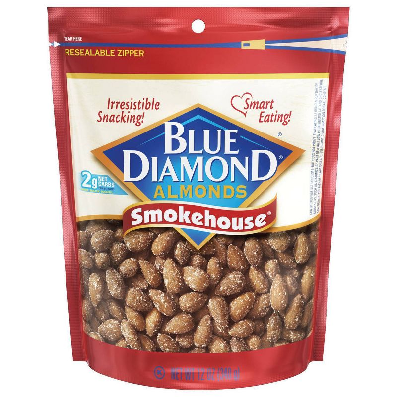 Blue Diamond Almonds Smokehouse - 12oz, 1 of 4