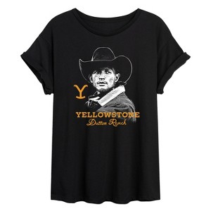 Women's - Yellowstone - Jimmy Oversized Graphic T-Shirt - 1 of 4