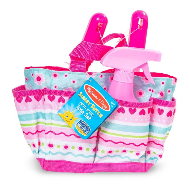 Melissa &#38; Doug Sunny Patch Pretty Petals Gardening Tote Set With Tools, 4 of 11