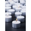 tagltd 8 Hour Event Tealight Candles Set of 50 White Wax Tea Lights for Everyday Use Burn Time 8 Hours 0.88 in H x 1.5 in Dia - 3 of 4