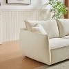 Sapphtopaz Modern Chenille Sofa,Sectional Couch with Pillows Thickly Padded Seat Couches for Living Room,Bedroom,Office,Apartment - 2 of 4