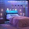 Aheaplus Upholstered Headboard with Storage Bags - 2 of 4