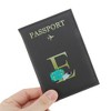Unique Bargains Durable Letter Pattern Passport Holder 1 Pc - 3 of 4