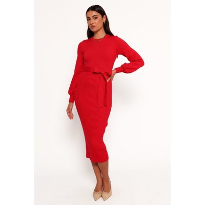 Petal and Pup Helena Dress - Red M/L