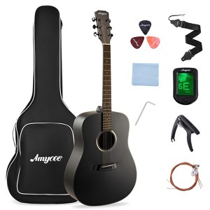 Whizmax Acoustic Guitar,41"Acoustic Guitar Kit Full Size Dreadnought Acustica Guitarra Bundle for Beginner Adult Teen - 1 of 4