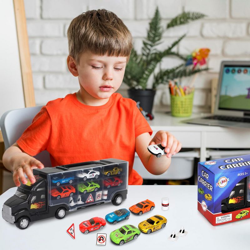 Playkidiz Car Carrier Toy Trucks for Kids., 5 of 6
