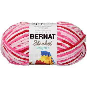  Bernat Blanket Ombre Cool Purple Ombre Yarn - 2 Pack of  300g/10.5oz - Polyester - 6 Super Bulky - 220 Yards - Knitting, Crocheting  & Crafts, Chunky Chenille Yarn : Home & Kitchen