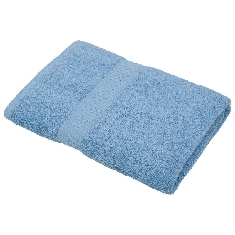 Unique Bargains Soft Absorbent Cotton Bath Towel for Bathroom kitchen Shower Towel 1 Pcs, 1 of 7