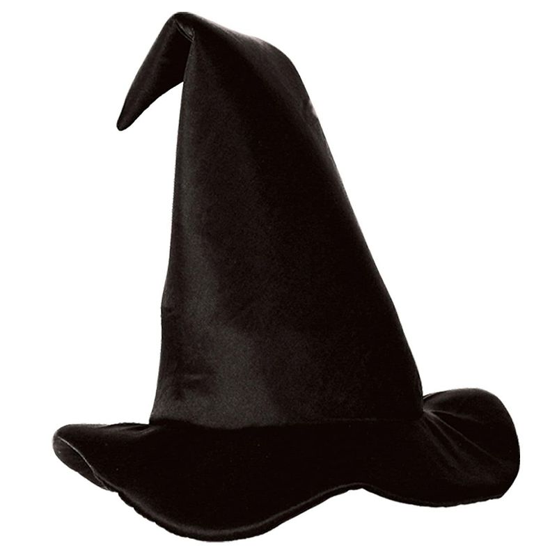 Beistle Soft Witch Hat One Size Black 00720, 1 of 2
