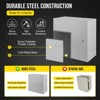 COZONY NEMA 4X Waterproof Steel Electrical Box, IP66 Dustproof, Outdoor/Indoor Electrical Junction Box, Lockable Junction Box - 4 of 4