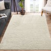 Washable Modern Solid Rug Non Slip Low Pile Rug Soft Contemporary Throw Floor Cover Foldable Indoor Carpet for Living Room Bedroom Playroom Nursery - 4 of 4