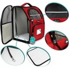 PetAmi Premium Dog Backpack Carrier Small Large Cat Puppies, Ventilated Pet Hiking Travel Bag, Airline Approved Safety Camping Biking - 3 of 4