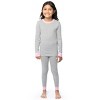 Fruit of the Loom Girl's Snug Fit 100% Cotton Pajama Sets, 4-Piece, Sizes - 2 of 4