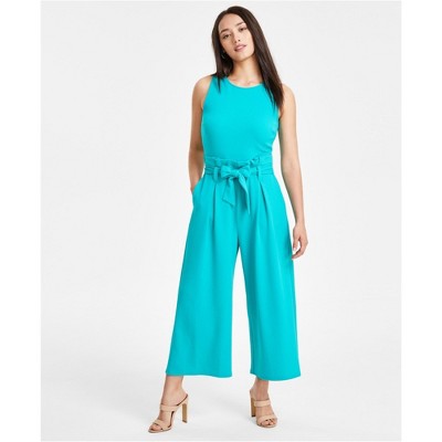 bar III Womens Paperbag Jumpsuit