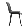Sapphtopaz Modern Dining Chairs with Mid-Backrest PU Upholstered Dining Room Chair with Metal Leg Kitchen Chair for Dining Room,Kitchen - 2 of 4