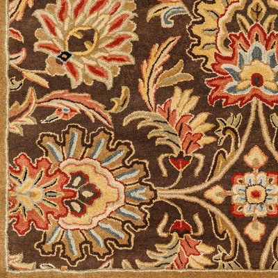 Lyon 4' x 6' Dark Brown Wool Handmade Tufted Area Rug