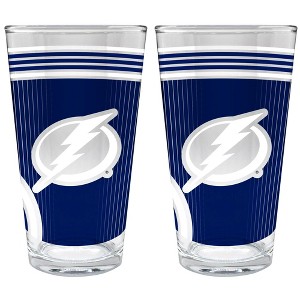 NHL Tampa Bay Lightning 2pc Pint Glass Set - 1 of 1