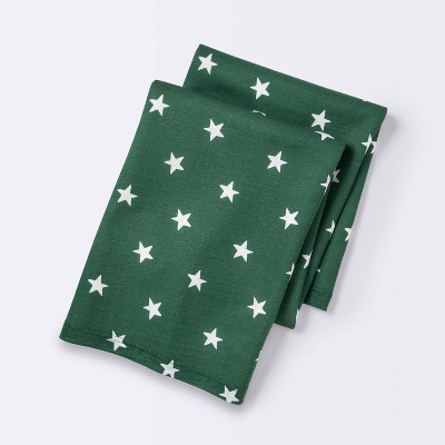 Jersey Swaddle Blanket Stars - Cloud Island™ Green