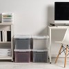 IRIS USA Letter Legal Size Plastic File Box, Home Organizing Storage Container - 3 of 4