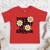 The Juniper Shop SmileyWorld Your Best Is Enough Floral Toddler Short Sleeve Tee - 2 of 4