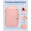 Hynes Eagle 40L TSA Friendly Travel Backpack + Fanny Pack-Pink - 2 of 4