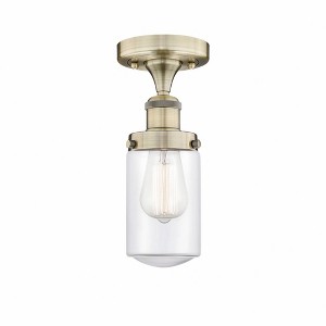 Dover - 1 Light Semi-Flush Mount In Industrial Style-8.25 Inches Tall and 6.5 Inches Wide - 1 of 1