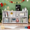 Book Shelf, Cubes Storage Organizer, Freestanding Bookshelf Cube Shelf for Bedroom, Living Room, 3-Tier Open Bookshelf Wooden Bookcase - 2 of 4