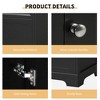 ALEXOUN 20-inch Solid Wood Bathroom Vanity Set with Ceramic Sink,Free Standing Bathroom Vanity Cabinet with Soft Closing Door and Storage Rack - 4 of 4