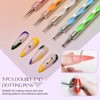 Saviland Pro 26PC Acrylic Master System - UV Gel/Liner & Dotting Brush Kit for Hybrid Nail Sculpting. (Size: 26 Count) - 3 of 4