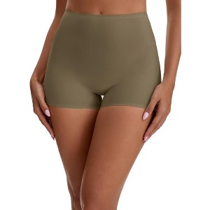 INSPIRE CHIC Women's High Waist Seamless Tummy Slimming Control Panties Slip Shorts for Under Dresses Boyshort - 1 of 4