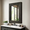 Wooakway 36"H 24"W Solid Wood Accent Mirrors Farmhouse Leaning Mirrors for Living Room Bedroom Entryway - 4 of 4