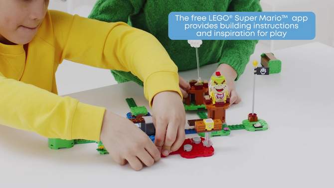 LEGO Super Mario Adventures with Mario Starter Course Building Toy 71360, 2 of 14, play video