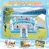 Large Bounce House for Big Kids 8-12, Outdoor Inflatable Bouncy Castle with 650W Blower, Obstacle Arch, Basketball Hoop & Dart Game,50 Ball Pits, Blue - 2 of 4