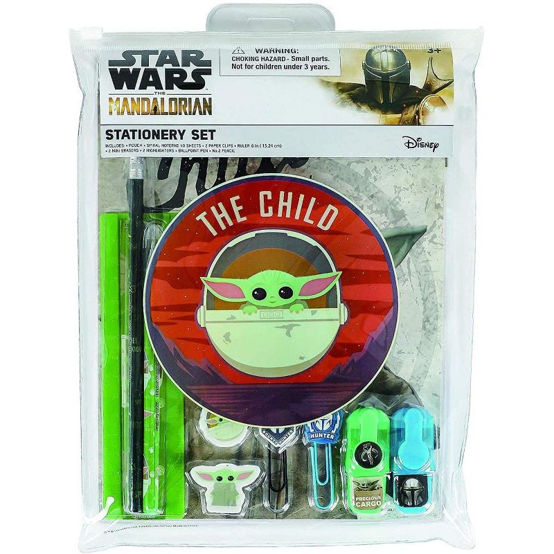Star Wars The Mandalorian The Child Stationery Set, 3 of 4